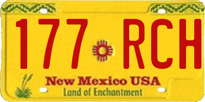 NM license plate 177RCH