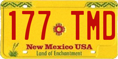 NM license plate 177TMD