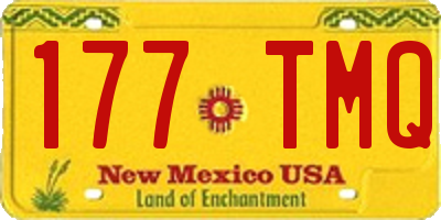 NM license plate 177TMQ