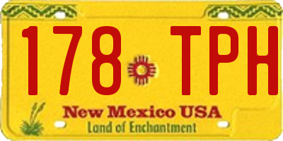 NM license plate 178TPH
