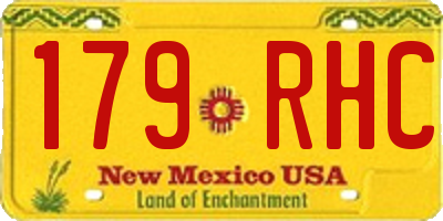 NM license plate 179RHC