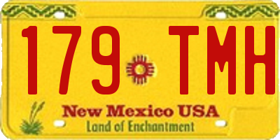 NM license plate 179TMH