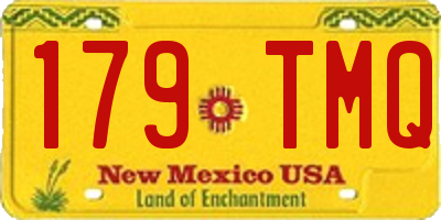 NM license plate 179TMQ