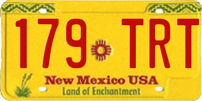 NM license plate 179TRT