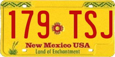 NM license plate 179TSJ