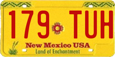 NM license plate 179TUH