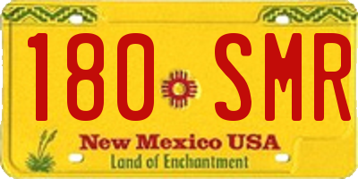 NM license plate 180SMR