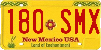 NM license plate 180SMX