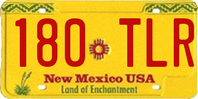 NM license plate 180TLR
