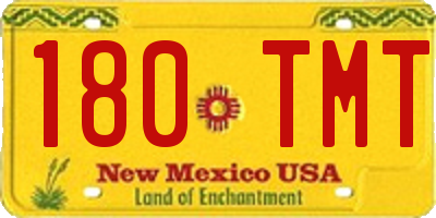 NM license plate 180TMT