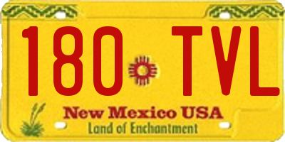 NM license plate 180TVL