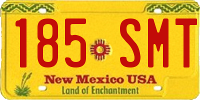 NM license plate 185SMT