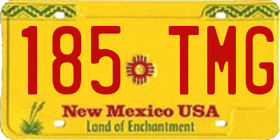 NM license plate 185TMG