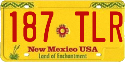 NM license plate 187TLR