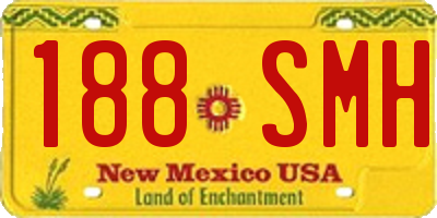 NM license plate 188SMH