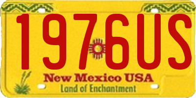 NM license plate 1976US