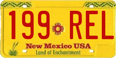 NM license plate 199REL