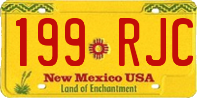 NM license plate 199RJC