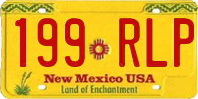 NM license plate 199RLP