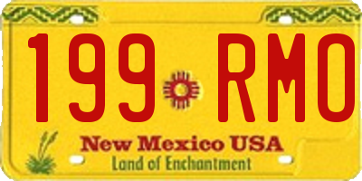 NM license plate 199RMO