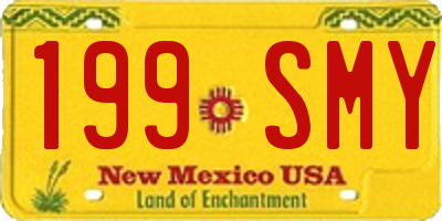 NM license plate 199SMY