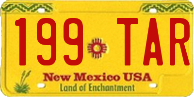 NM license plate 199TAR