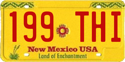 NM license plate 199THI