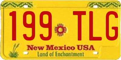 NM license plate 199TLG