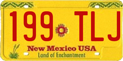 NM license plate 199TLJ