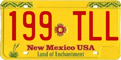 NM license plate 199TLL