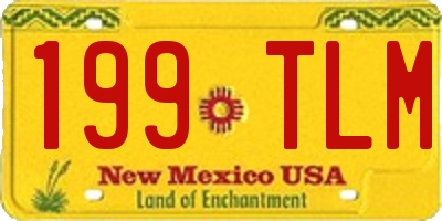 NM license plate 199TLM