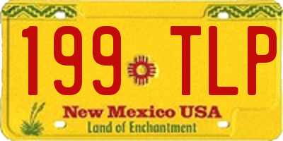 NM license plate 199TLP