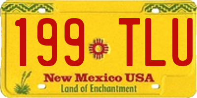 NM license plate 199TLU