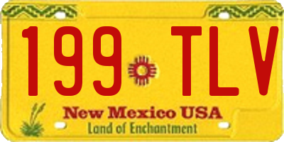 NM license plate 199TLV