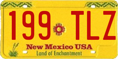 NM license plate 199TLZ