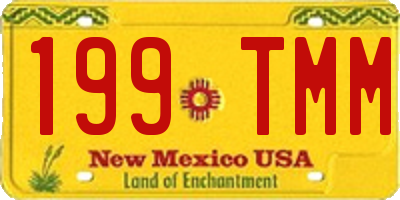 NM license plate 199TMM