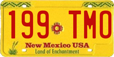 NM license plate 199TMO