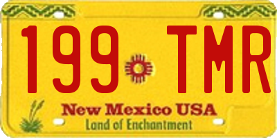 NM license plate 199TMR