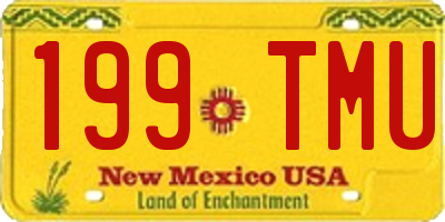 NM license plate 199TMU