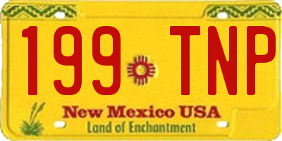 NM license plate 199TNP