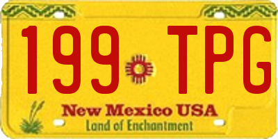 NM license plate 199TPG