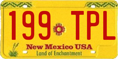 NM license plate 199TPL
