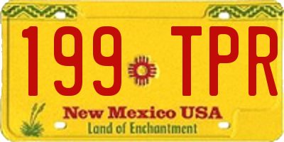 NM license plate 199TPR