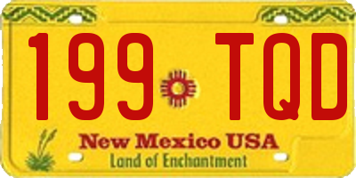 NM license plate 199TQD