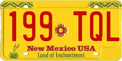 NM license plate 199TQL