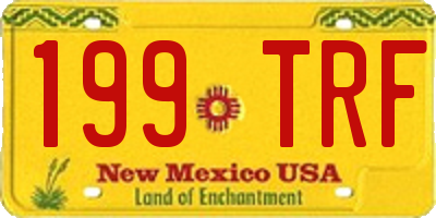 NM license plate 199TRF