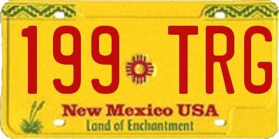 NM license plate 199TRG