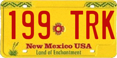 NM license plate 199TRK