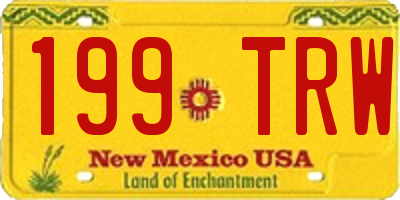 NM license plate 199TRW