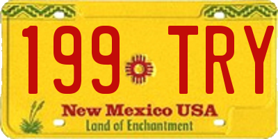 NM license plate 199TRY